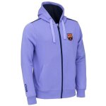 Sweat zipp capuche - fc barcelone - violet - enfant - garon - manches longues