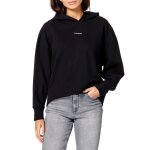 Sweatshirt - calvin klein - j20j215462 beh - femme - noir - col capuche Sweatshirt - calvin klein - j20j215462 beh - femme - noir - col capuche