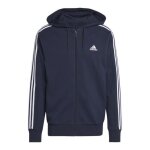 Sweatshirt  capuche adidas 3stripes french terry ic0434 - bleu - homme - manches longues - col capuche ...