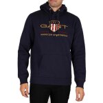 Sweatshirt à capuche archive shield - gant - bleu - homme Sweatshirt à capuche archive shield - gant - bleu - homme