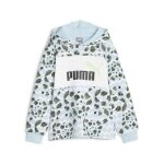 Sweatshirt � capuche enfant puma essential mix mtch tr - silver sky - 5 / 6 ans