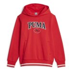 Sweatshirt  capuche enfant puma squad fl - for all time red - 7 / 8 ans