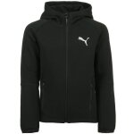 Sweatshirt � capuche full zip enfant puma evostripe b - noir