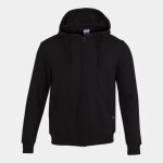 Sweat � capuche zipp� - joma - joma jungle - noir - homme - poches kangourou