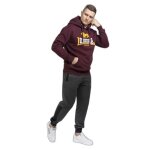 Sweatshirt � capuche lonsdale thurning - oxblood - 3xl