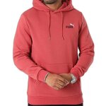 Sweatshirt � capuche puma essential + 2 col small logo fl - astro red - s