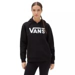 Sweatshirt  capuche vans classic v boyfriend fit pour femme - noir