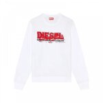 Sweatshirt diesel - s - ginn - k40 - blanc - xl - homme