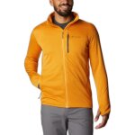 Sweatshirt - columbia - park view fleece - orange - confortable - poches zippes - respirant