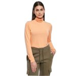Sweatshirt manches longues à col roulé en modal femme urban classics gt - rose saumon - 2xl Sweatshirt manches longues à col roulé en modal femme urban classics gt - rose saumon - 2xl