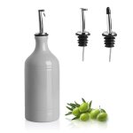 Sweejar huilier et vinaigrier céramique 500 ml bouteille huile olive et vinaigre avec deux bec verseur ... Sweejar huilier et vinaigrier céramique 500 ml bouteille huile olive et vinaigre avec deux bec verseur ...