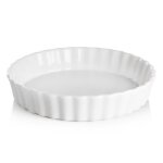 Sweejar plat  tarte cramique rond - moule  tarte en cramique pour four - plat  four pour tourtes ...
