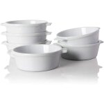 Sweejar ramequin crme brule en cramique - lot de 6 ramequin en porcelaine - moules  souffls 280ml ...
