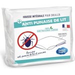 Sweet night housse int�grale pour oreiller anti punaise de lit anti - acariens - 50 x 70 cm - blanc
