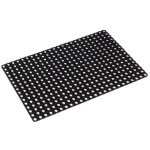 Paillasson - pergamon - noir - 40x60 cm - caoutchouc flexible - r�sistant � leau