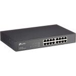 Switch ethernet 16 ports gigabit - tp - link tl - sg1016d - bureau / rackable - bo�tier m�tal - noir