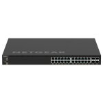 Netgear gsm4328 - switch ethernet manageable 24 ports gigabit poe + 648w 4x sfp + - rackable