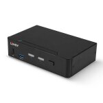 Switch kvm - non spcifi - 2 ports - displayport 1. 4 - usb 3. 0 - audio stro