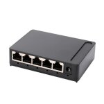 Switche et hub reseau - switch ethernet 5 ports gigabit boitier hub rj45 a coque plastique 10 - 100 - ...
