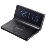 Sygonix station de charge alarm clock with wireless charger sy - 5459860