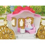 Sylvanian families - le carrosse royal - bb lapin chocolat - terrasse - jouet enfant fille - la fete ...