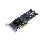 Adaptateur m. 2 vers pci - synology - m2d18 - noir - pcie - 2280 / 2260 / 2242
