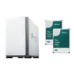Serveur nas synology ds223j - 2x disque dur synology 4to hat plus - stockage et partage de données Serveur nas synology ds223j - 2x disque dur synology 4to hat plus - stockage et partage de données