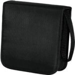 Syscase rangement tui pour 40 cd en nylon noir