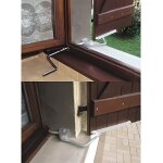 Syst�mboy droit monin aluminium anodis� - �p. mur maxi 400 mm - 152 250