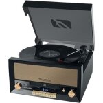 Systme chane hifi cd 20w avec platine vinyle - cd / fm / usb / aux - 33 / 45 / 78 tours