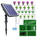 Syst�me darrosage automatique solaire kit dirrigation goutte � goutte avec minuterie pour balcons terrasses ...