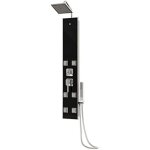 Systme de douche - vidaxl - colonne en acier inoxydable - verre tremp - 3 modes - design moderne