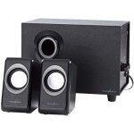 Syst�me de haut - parleur pour pc nedis canal 2. 1 16 watt noir