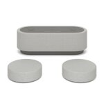 Systme home cinema - sony - ht - ax7 - son 360 spatial sound - sans fil - haut - parleurs blancs