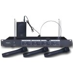 Systeme de micro sans fil vhf a 4 canaux