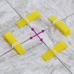 Système de nivellement de carrelage - vidaxl - 3 mm - 500 cales - 2500 clips - réutilisables Système de nivellement de carrelage - vidaxl - 3 mm - 500 cales - 2500 clips - réutilisables