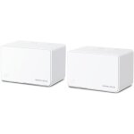 Système wifi 6 mesh ax3000 mercusys halo h80x (2 - pack) - couverture 460 m² - canaux 160 mhz - 3 ports ... Système wifi 6 mesh ax3000 mercusys halo h80x (2 - pack) - couverture 460 m² - canaux 160 mhz - 3 ports ...