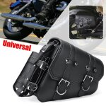 T4w 1x moto sacoche de selle laterale en cuir pu pour harley sportster xl883 xl1200 04 - up droite