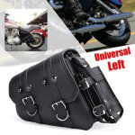 T4w 1x moto sacoche de selle laterale en cuir pu pour harley sportster xl883 xl1200 04 - up gauche T4w 1x moto sacoche de selle laterale en cuir pu pour harley sportster xl883 xl1200 04 - up gauche