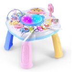 Table dactivit bb - megawise - instruments musique et lumires - jouet bebe 1 an - jeux eveil ducatif ...