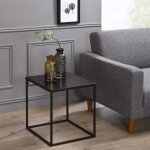 Table dappoint hilar table basse de salon table � caf� bout de canap� design retro vintage industriel ...