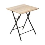 Table pliante 2 places effet bois - 5 five simply smart