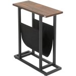 Homcom - table dappoint - acier - 49x19x55cm - noir