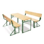 Table et bancs pour enfant sepp avec dossiers