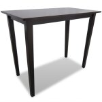 Vidaxl table de bar en bois marron Vidaxl table de bar en bois marron