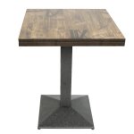Table de bar huole - carr�e � pied unique - style europ�en - multifonctionnel - pour bistro salon cuisine ...