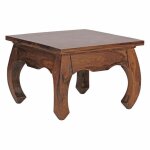 Table basse en bois massif de sheesham petit modle