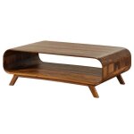 Table basse en bois de sheesham 120x70x40 marron clair laqué mailand n° 134 Table basse en bois de sheesham 120x70x40 marron clair laqué mailand n° 134