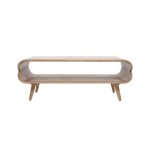 Miliboo - table basse rectangulaire scandinave bois clair l118 cm takla