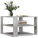 Table basse - mothinessto - ly2757 - gris béton - 595x595x40 cm - bois dingénierie Table basse - mothinessto - ly2757 - gris béton - 595x595x40 cm - bois dingénierie
